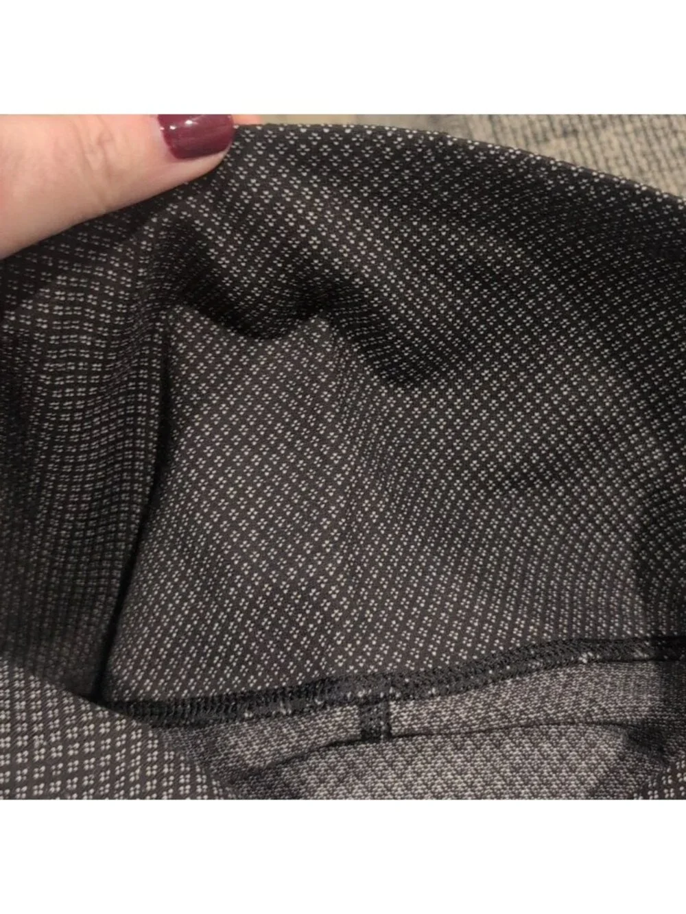 Lululemon Wunder Under Pant *Print (Roll Down)Diamond Dot Black White